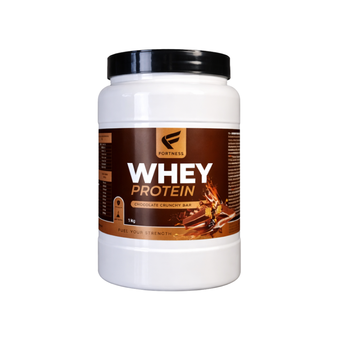 wpccb1kg whey protein fortness chocolate crunchy bar 1kg fitness, nutrition