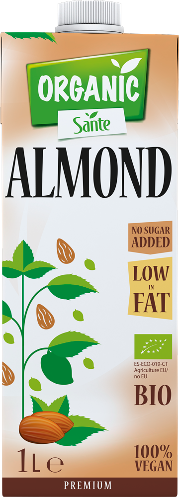 t 1 sante 7866 bebida organica de amendoa sem adicao de acucar 1l fitness, nutrition