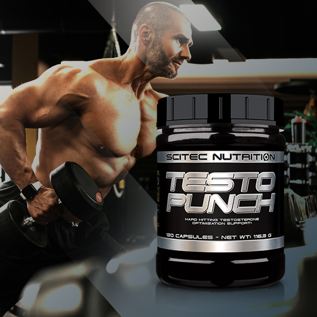 sci87008010000 testo punch 120 caps fitness, nutrition