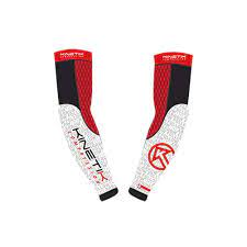 arm03 mangas de braco de compressao brancas fitness, nutrition
