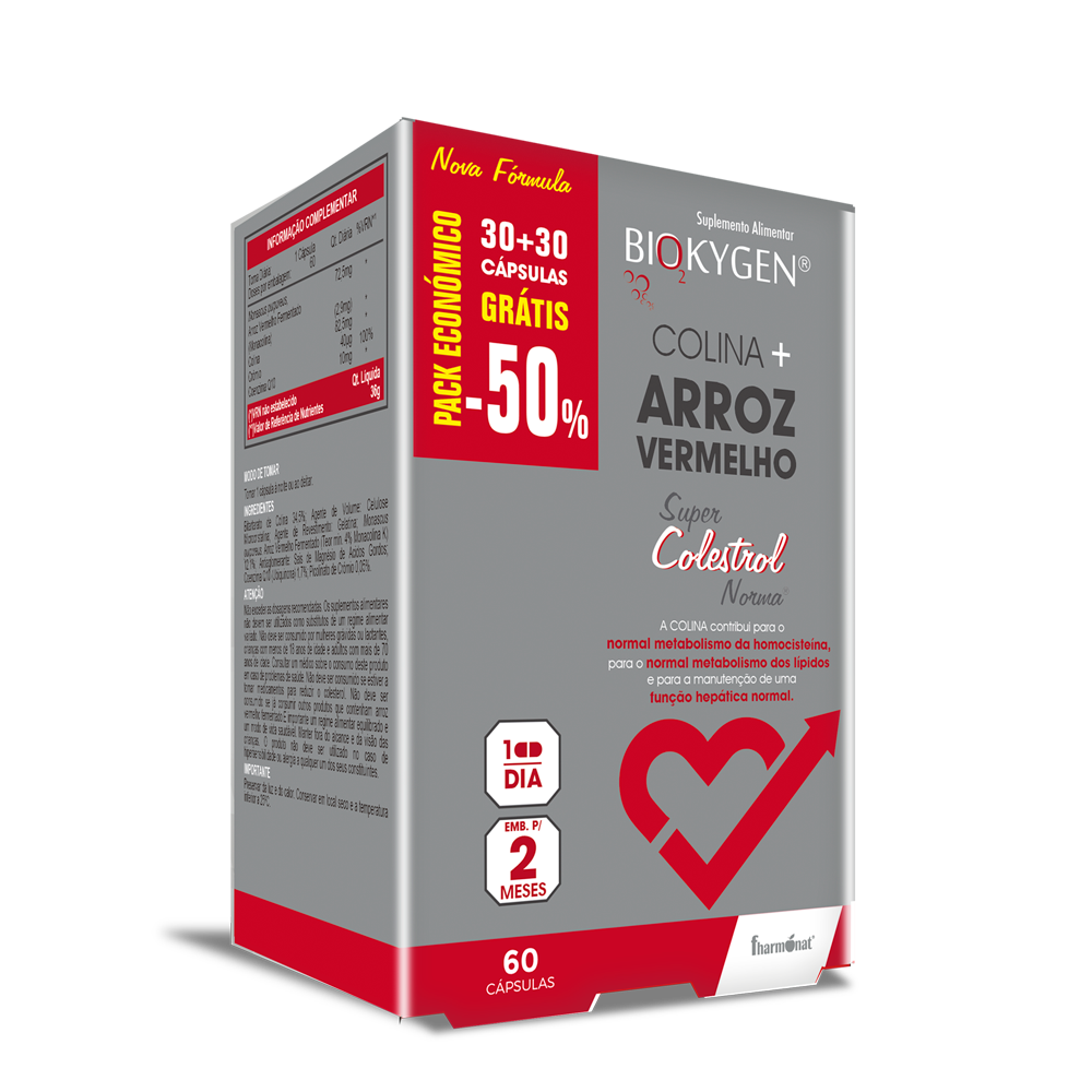 5200487 biokygen arroz vermelho 3030 caps fitness, nutrition