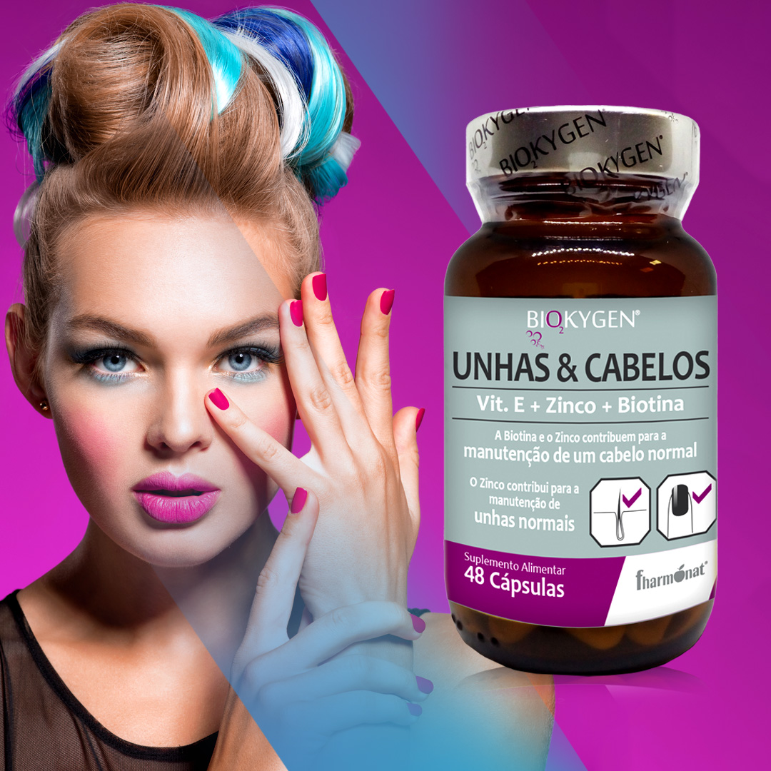 5200516 biokygen unhas e cabelo 48 caps fitness, nutrition