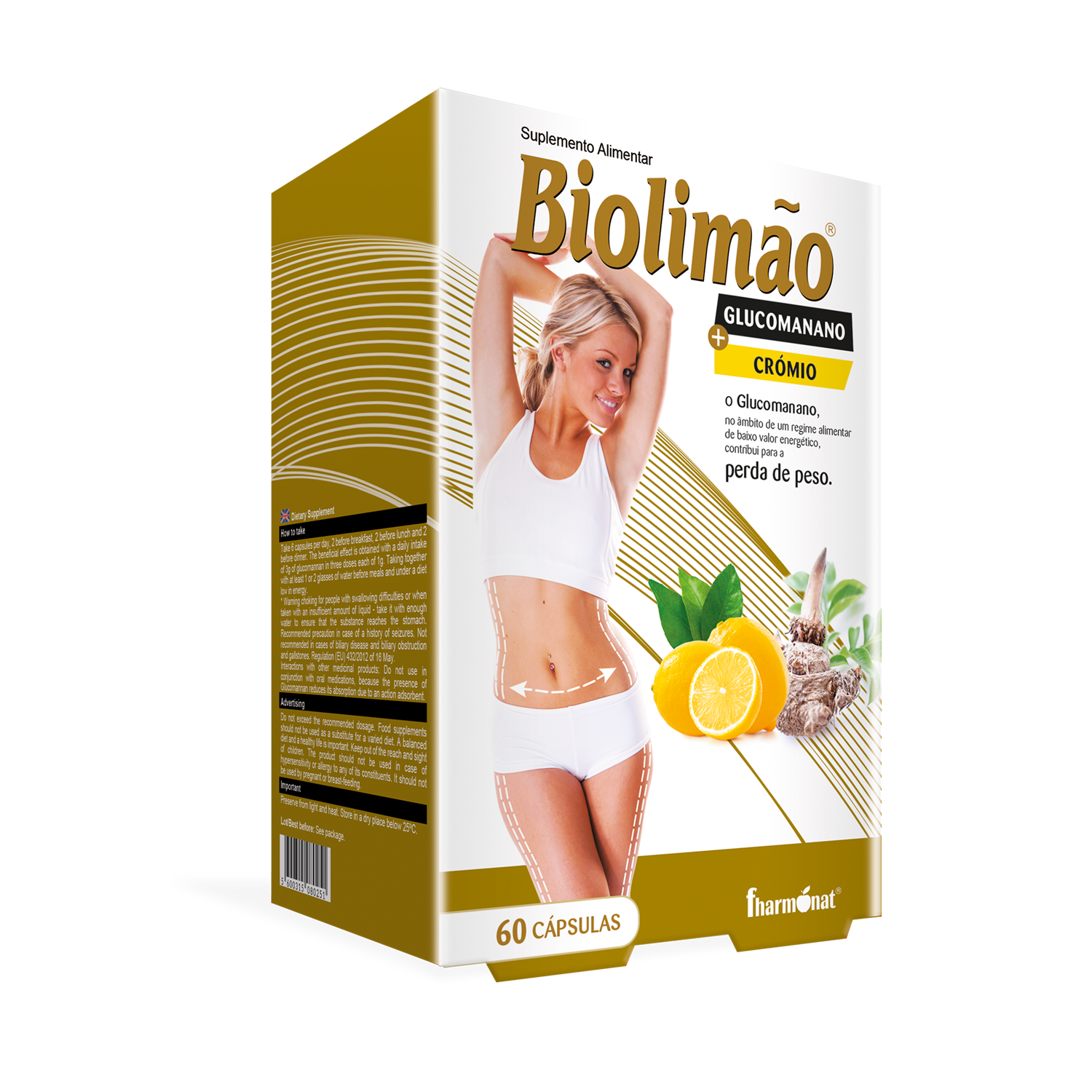 52684 biolimao glucomanano cromio 60 capsulas fitness, nutrition