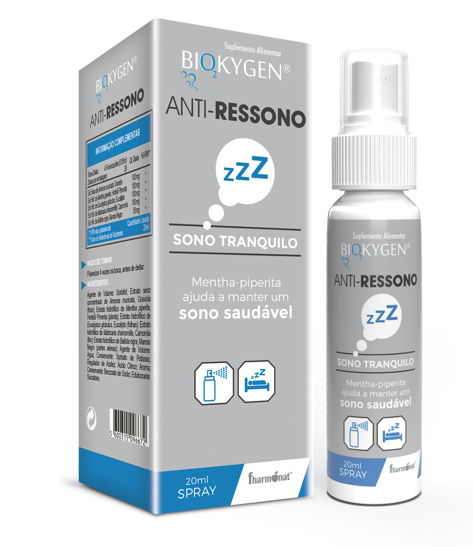 5900583 biokygen anti ressono spray fitness, nutrition