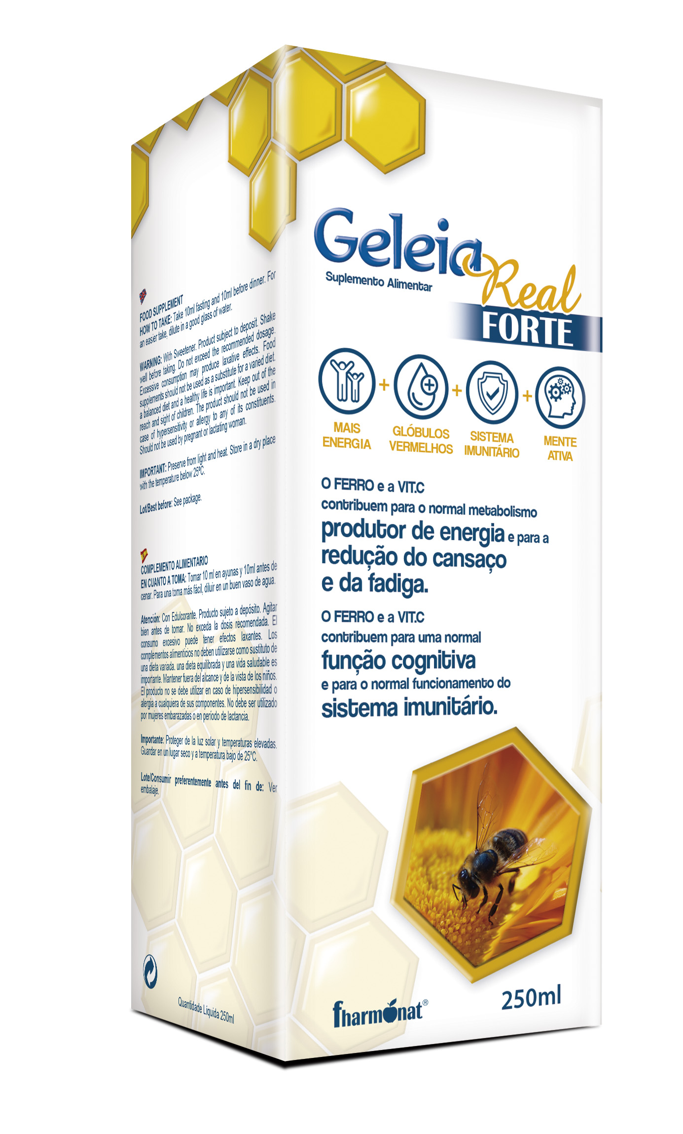 6000549 geleia real 250ml fitness, nutrition