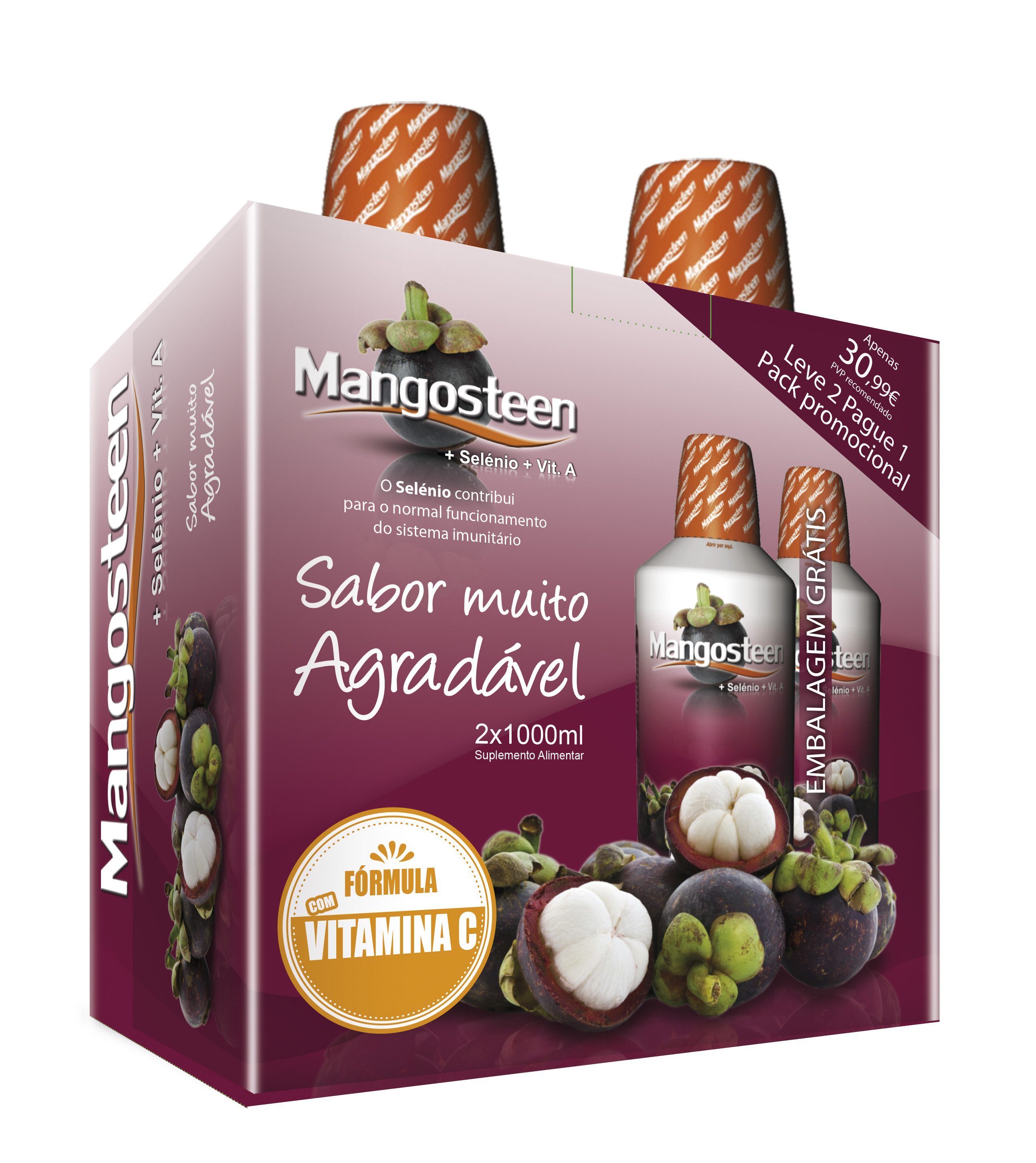 6400573 mangosteen  selenio  vitamina a pack fitness, nutrition