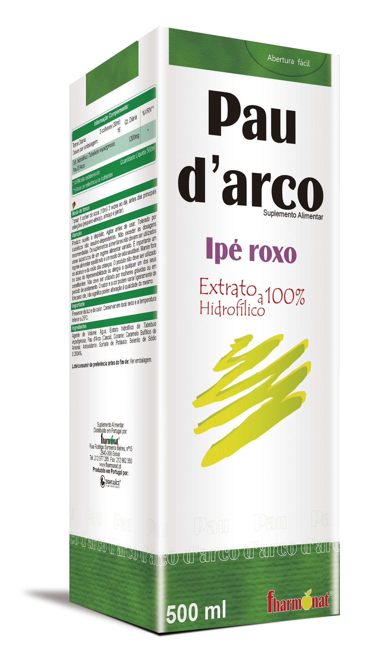 6000055 pau darco 500ml fitness, nutrition