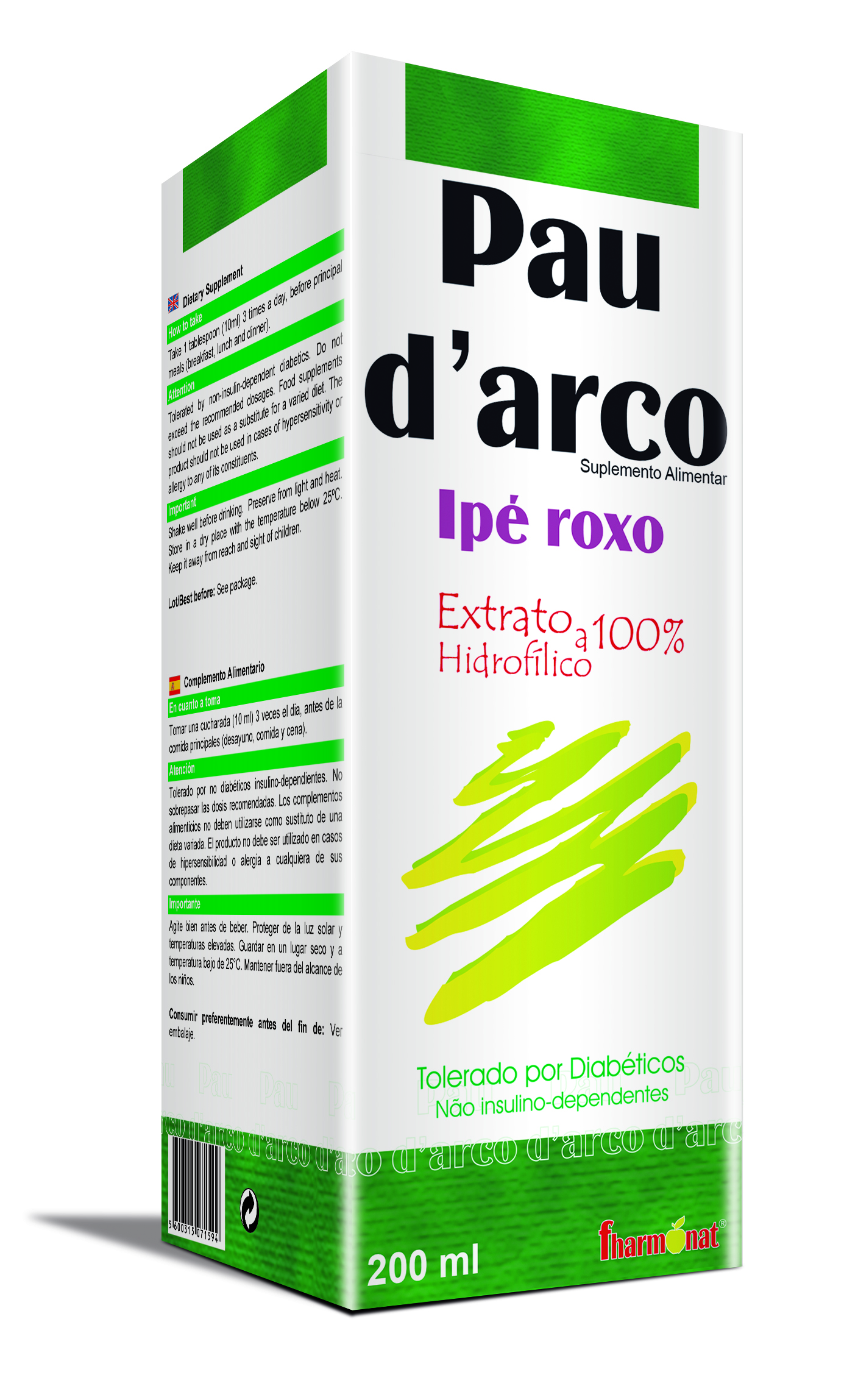 6000054 pau darco 200ml fitness, nutrition