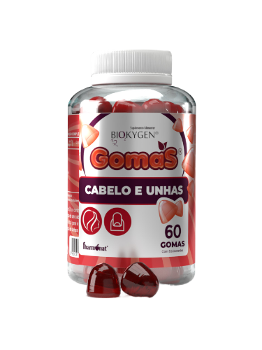 6500865 biokygen gomas cabelo e unhas  60 gomas fitness, nutrition