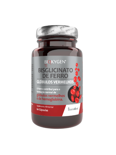 5200868 biokygen bisglicinato de ferro 60 caps fitness, nutrition