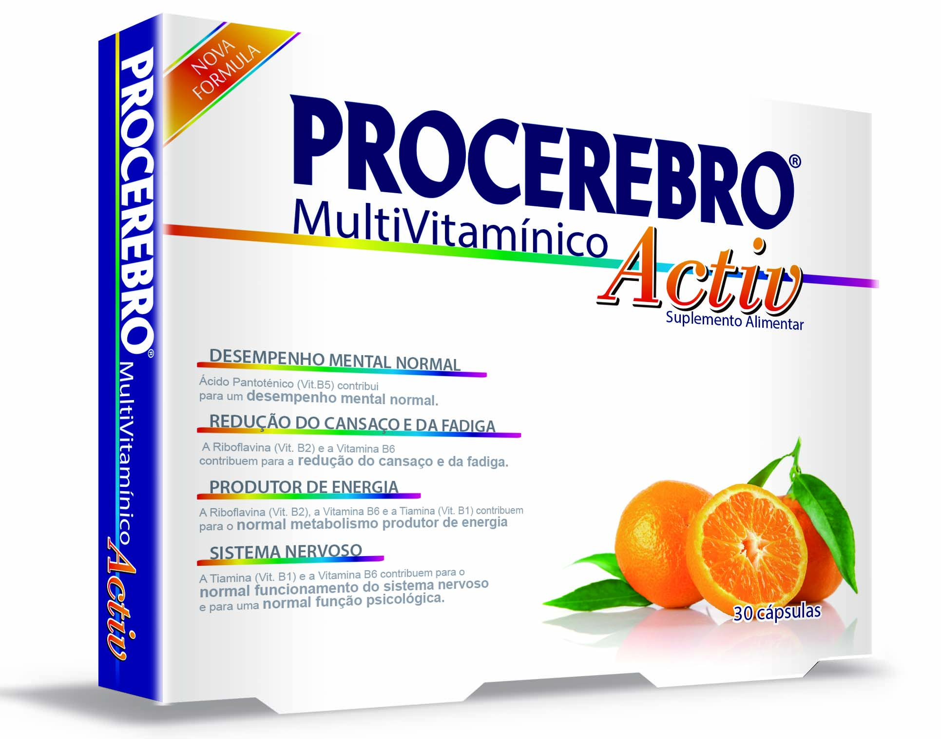 5200462 procerebro multivitaminico activ caps fitness, nutrition