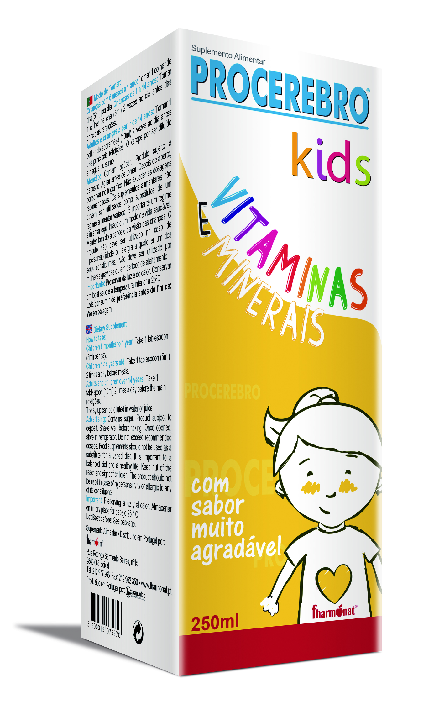 6000052 procerebro kids 250ml fitness, nutrition