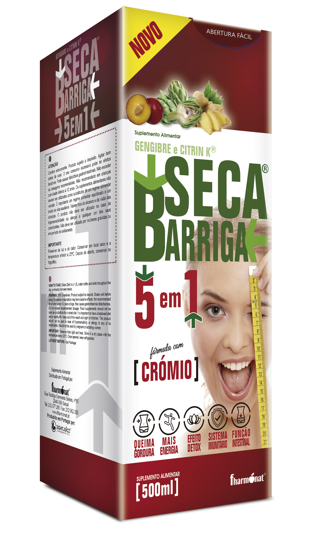 6000561 secabarriga 5 em 1 500ml fitness, nutrition