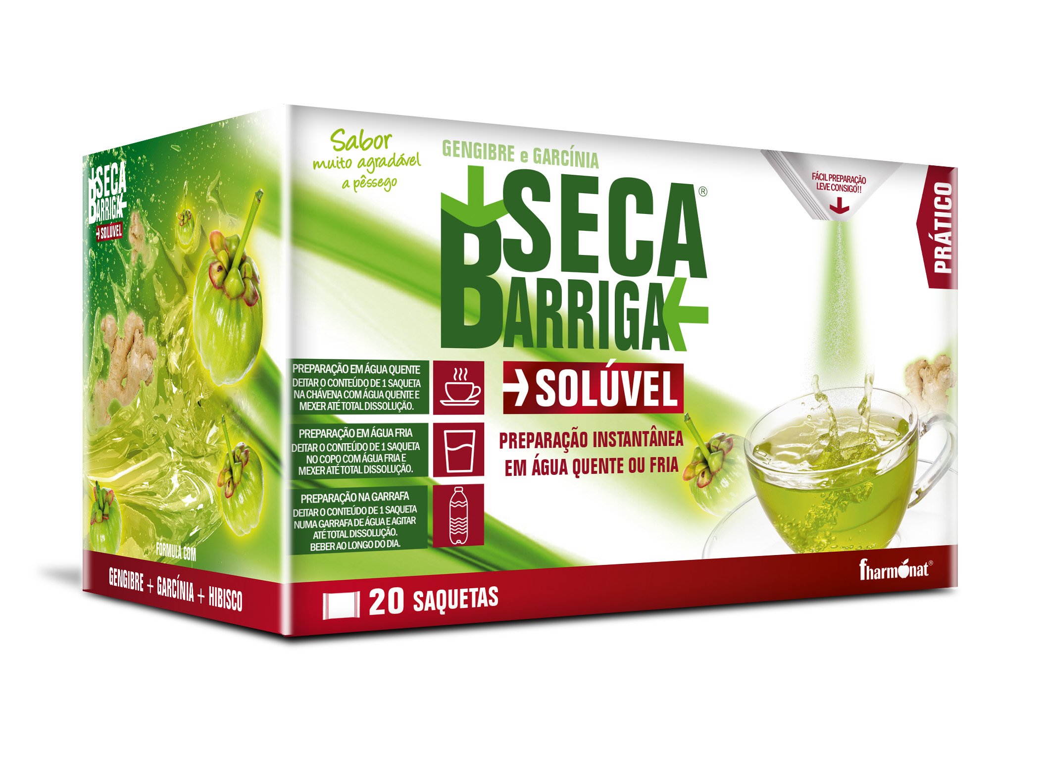 5700525 secabarriga soluvel 20 saquetas fitness, nutrition