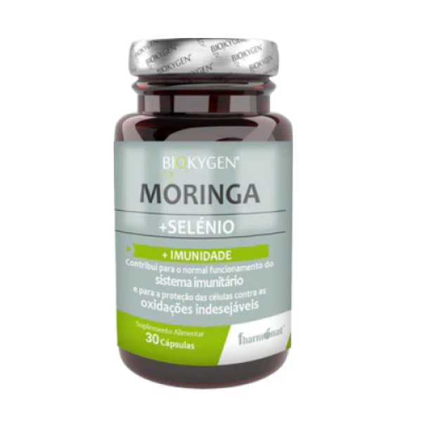 5200856 biokygen moringa  selenio 30 caps fitness, nutrition