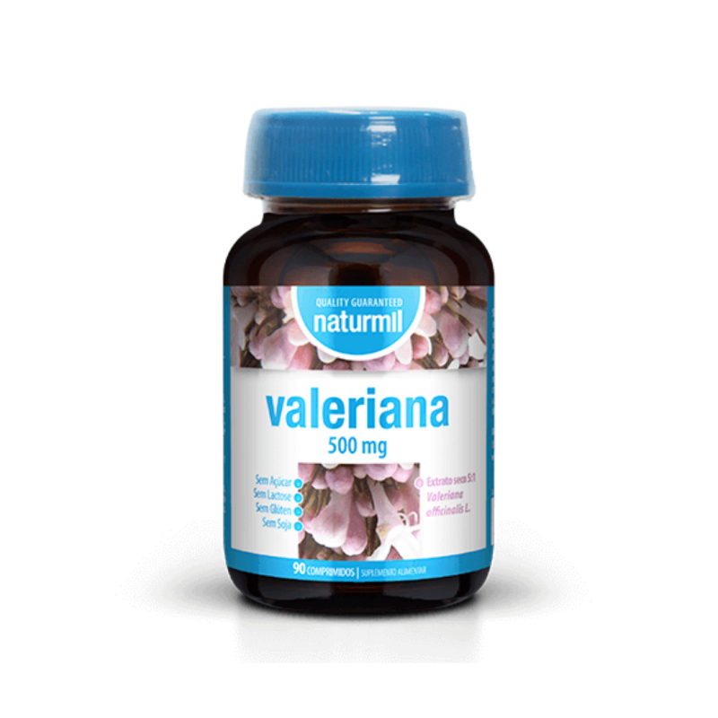 768 valeriana 500mg 90 comprimidos naturmil fitness, nutrition