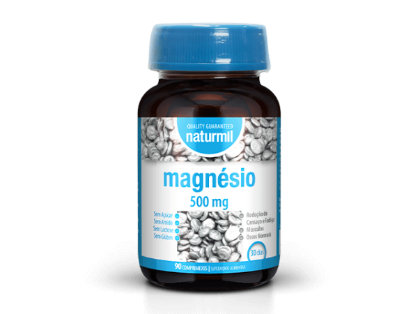 222222 magnesio 500mg 120 comprimidos naturmil fitness, nutrition
