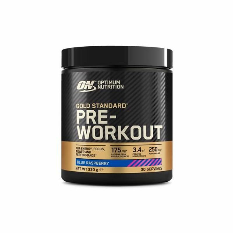 opt1104834 pre workout gold standard 330 gr blue raspberry fitness, nutrition