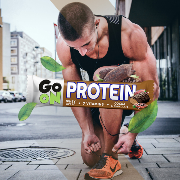 p1sante5052 go on 5x go on protein bar cocoa 50g fitness, nutrition