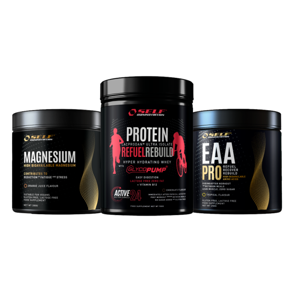 selfrebuild pack rebuild magnesio  proteina recuperacao  eaapro fitness, nutrition