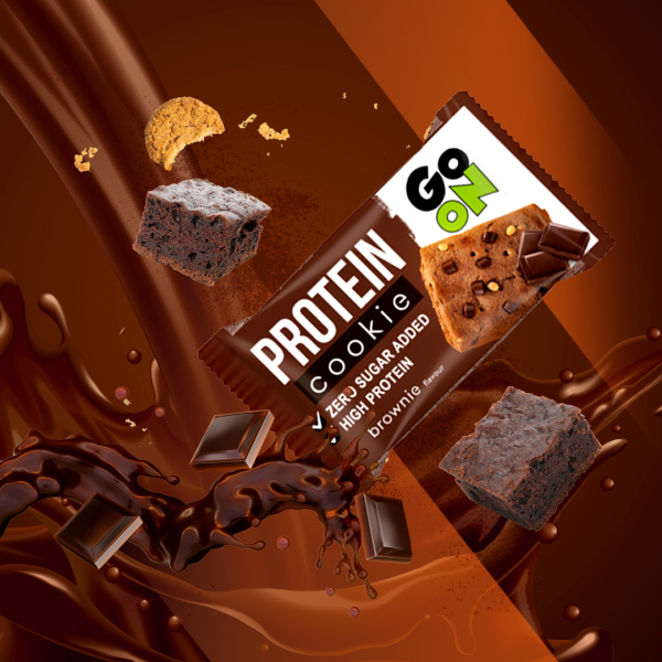 p1sante9565 go on protein cookie brownie 50g fitness, nutrition