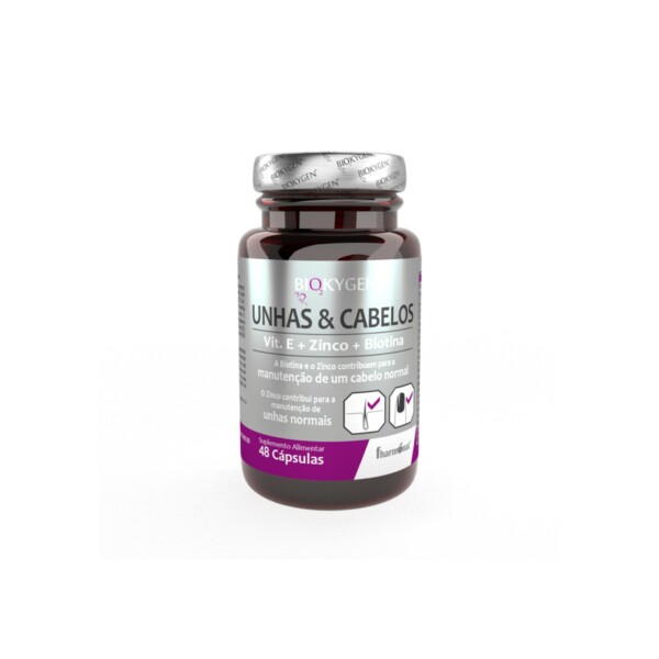 5200516 biokygen unhas e cabelo 48 caps fitness, nutrition