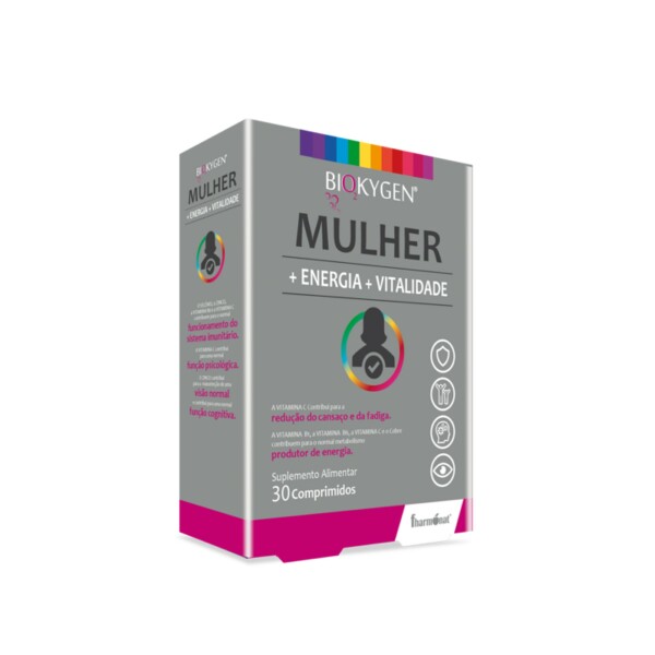 5300825 biokygen mulher 30 comp fitness, nutrition