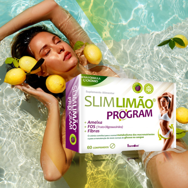 5300228 slim limao program 60 comprimidos fitness, nutrition