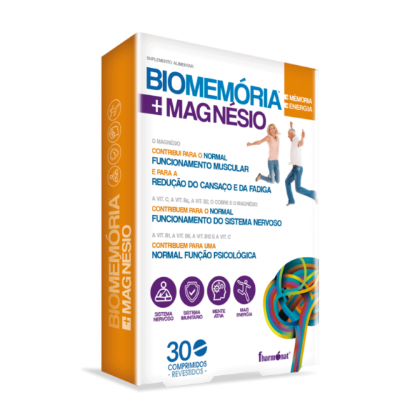 5300538 biomemoria magnesio 30 comp fitness, nutrition