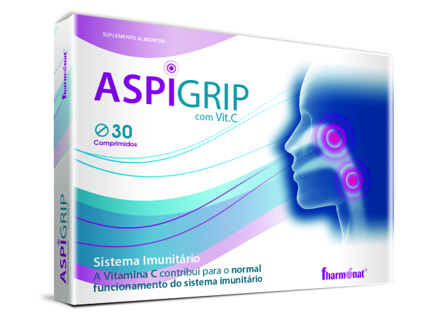 5300535 aspigrip 30 comprimidos fitness, nutrition