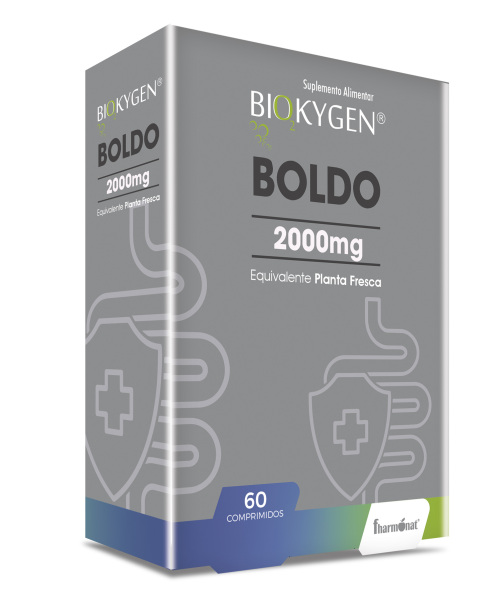 5300846 biokygen boldo 2000mg 60 comps fitness, nutrition