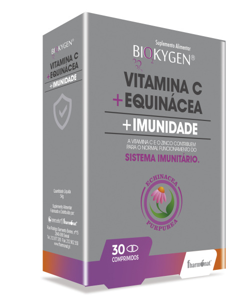 5300837 biokygen vitamina c  equinacea 30 comp fitness, nutrition