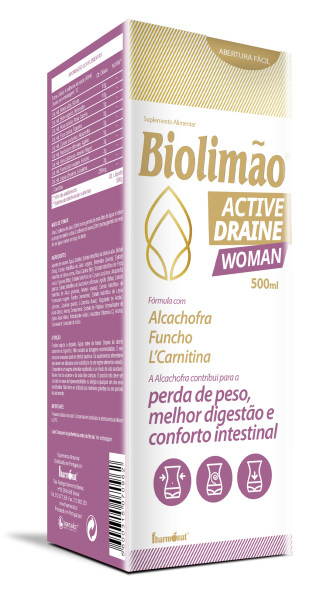 6000161 biolimao active draine woman 500ml fitness, nutrition