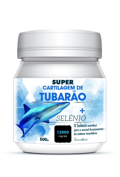 6700623 cartilagem de tubarao  selenio 500g fitness, nutrition